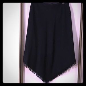 Asymmetrical fringed Skirt